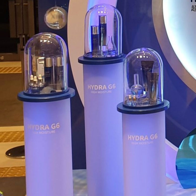 品牌定制灯光化妆品展柜玻璃高端化妆品展柜广州化妆品展柜