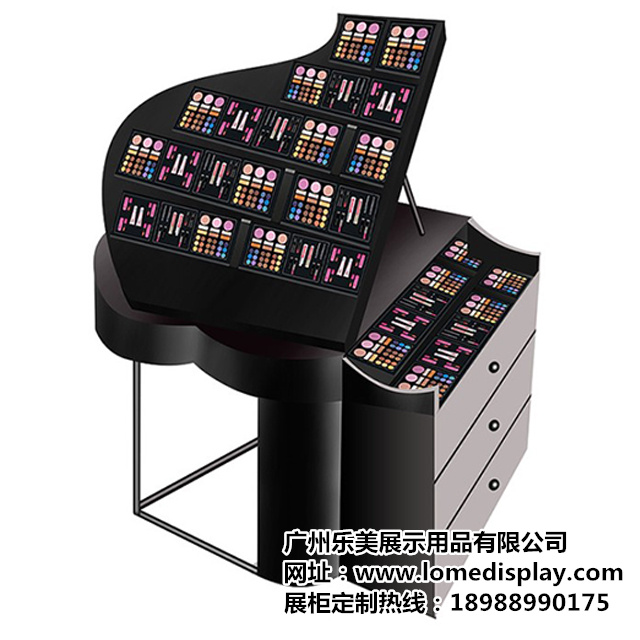 新款高端-品牌定制彩妆柜-眼霜口红展示架-化妆品展示柜