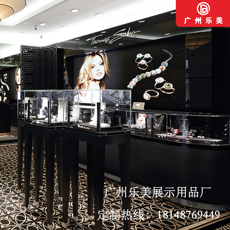珠宝展示柜产品样品玻璃展柜手表首饰饰品陈列柜厂家定制高柜背柜